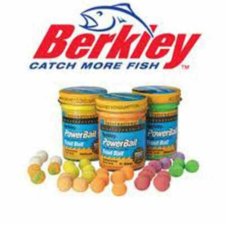 PURE FISHING Berkley Biodegrad. Trout Bait, 1.75 oz. - Flour. Orange BTBFO2